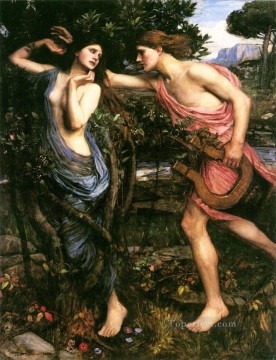 Apolo y dafne FR Mujer griega John William Waterhouse Pinturas al óleo
